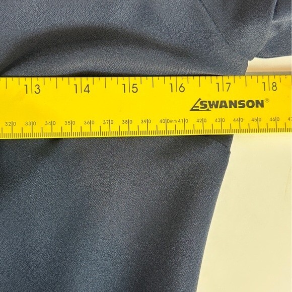 Banana Republic Navy Flutter Sleeve Sheath Dress 4 - Picture 7 of 9